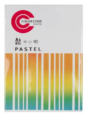 Бумага ColorCode Color Code БЦМИКС_П A4/80г/м2/100л./радуга пастель (5цветов)