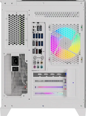 Корпус Formula Crystal Z9ML Floe белый без БП mATX 4x120mm 2xUSB3.0 1xUSB3.1 audio bott PSU