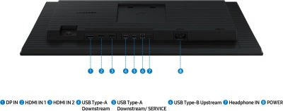 Монитор Samsung 24" Essential S4 S24D400GAIXCI черный IPS LED 16:9 HDMI матовая HAS Piv 1000:1 250cd 178гр/178гр 1920x1080 100Hz DP FHD USB 3.5кг
