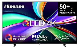Телевизор QLED Hisense 75" 75E7Q черный 4K Ultra HD 60Hz MEMC DVB-T DVB-T2 DVB-C DVB-S DVB-S2 USB WiFi Smart TV