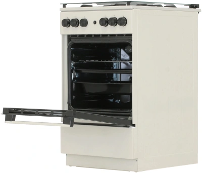 Плита Газовая Gorenje GG5A21BEF бежевый (стеклянная крышка) реш.чугун