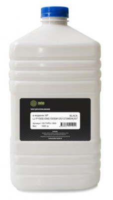 Тонер Cactus CS-THPU-1000 черный флакон 1000гр. для принтера Universal Q2612A/Q5949A/CE505A/7115/Q6511/7516/Q4092