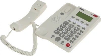 Телефон проводной Ritmix RT-550 белый/серый