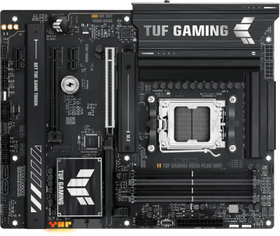Материнская плата Asus TUF GAMING B850-PLUS WIFI SocketAM5 AMD B850 4xDDR5 ATX AC`97 8ch(7.1) 2.5Gg RAID+HDMI+DP