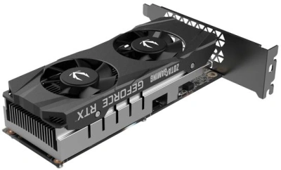 Видеокарта Zotac PCI-E 4.0 RTX 3050 LP NVIDIA GeForce RTX 3050 6Gb 96bit GDDR6 1470/14000 HDMIx1 DPx1 HDCP Ret low profile