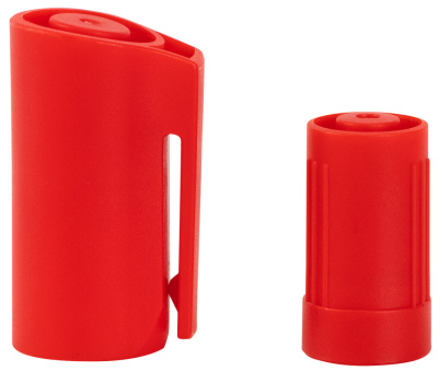 Маркер перманентный Deli EU72-RD двойной пиш. наконечник 1-5мм красный