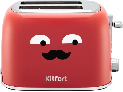 Тостер Kitfort КТ-6218-1 870Вт красный