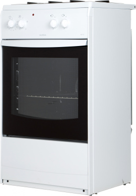 Плита Комбинированная Darina S KM 521 300 W белый/черный (без крышки) реш.сталь