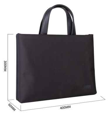 Папка-портфель Deli 63752 1 отдел. A4 терилен черный