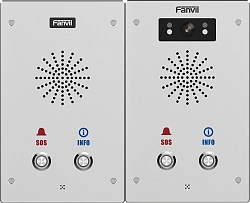 Аудиопанель Fanvil i16SV-02 цвет панели: серебристый
