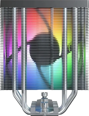 Устройство охлаждения(кулер) Montech NX400 ARGB Soc-AM5/AM4/1200/1700/1851 черный 4-pin 34.17dB Al+Cu 220W Ret (NX400ARGBBK)