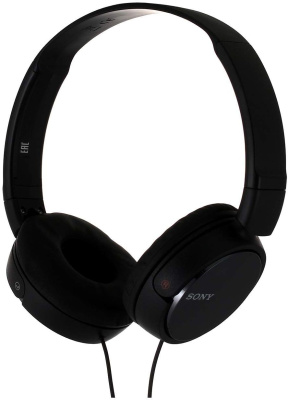 Гарнитура накладные Sony MDR-ZX310AP 1.2м черный проводные оголовье (MDR-ZX310AP/B)