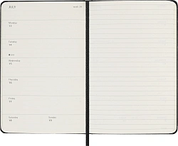 Еженедельник Moleskine CLASSIC WKNT Pocket 90x140мм 144стр. черный