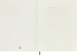 Блокнот Moleskine CLASSIC SOFT QP624K15 XLarge 190х250мм 192стр. пунктир мягкая обложка зеленый