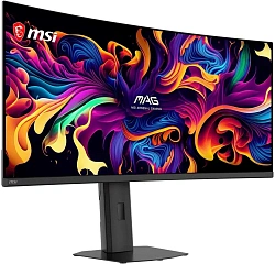Монитор MSI 34" MPG 341CQP QD-OLED X28 черный QD OLED LED 21:9 HDMI матовая HAS 250cd 178гр/178гр 3440x1440 280Hz DP UW USB 9.3кг