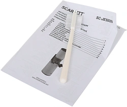 Соковыжималка шнековая Scarlett DailyPress SC-JE50S59 130Вт рез.сок.:600мл. белый