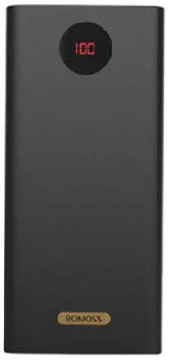 Мобильный аккумулятор Romoss PEA60 60000mAh QC3.0 22.5W 5A 3xUSB-A/USB-C черный (1560303)