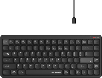 Клавиатура A4Tech Fstyler FBX53C черный USB беспроводная BT/Radio slim Multimedia (FBX53C)