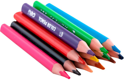 Карандаши цв. Deli EC09900 ColoRun трехгран. пластик 12цв. коробка/европод. (12шт)