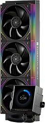 Система водяного охлаждения Thermalright Peerless Vision 360 Soc-AM5/AM4/1200/1700/1851 черный 4-pin 28.1dB Al LCD Ret (P-VISION-360-BL-ARGB)