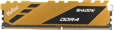 Память DDR4 8GB 3200MHz Netac NTSDD4P32SP-08Y Shadow RTL Gaming PC4-25600 CL16 DIMM 288-pin 1.35В с радиатором Ret