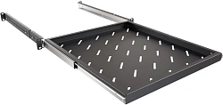 Полка выдвижная NTSS NTSS-MSKB-FS-800-BL 1U нагр.:20кг. 19" 500мм черный