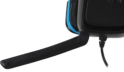 Наушники с микрофоном Logitech G432 черный/синий 2м мониторные USB оголовье (981-000770)