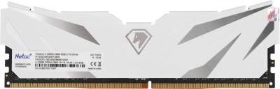 Память DDR4 8GB 2666MHz Netac NTSWD4P26SP-08W Shadow II RTL Gaming PC4-21300 CL19 DIMM 288-pin 1.2В с радиатором Ret