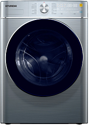 Стиральная машина Hyundai WMD9413 класс: B загр.фронтальная макс.:10кг (с сушкой) темно-серебристый инвертор