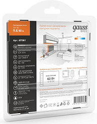 Лента светодиод. Gauss Basic 3м (BT061)