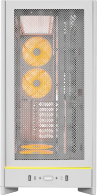 Корпус Montech HS01 PRO белый без БП ATX 5x120mm 2xUSB3.0 1xUSB3.1 audio