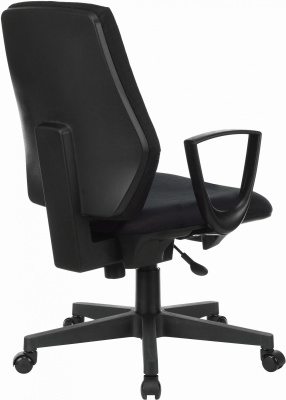 Кресло Бюрократ CH-545 черный 38-418 крестов. пластик