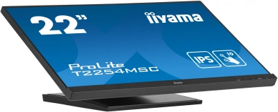 Монитор Iiyama 21.5" ProLite T2254MSC-B1AG черный IPS LED 16:9 HDMI M/M глянцевая HAS 250cd 178гр/178гр 1920x1080 60Hz DP FHD USB Touch 4.9кг