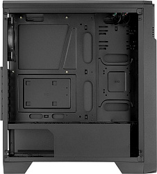 Корпус Aerocool Ore Saturn FRGB-G-BK-v1 черный без БП ATX 3x120mm 2xUSB2.0 1xUSB3.0 audio CardReader bott PSU