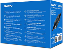 Колонки Sven SPS-509 2.0 черный 6Вт
