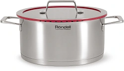 Кастрюля Rondell Verter RDS-2030 4.7л. d=24см (с крышкой) стальной