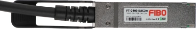 Кабель DAC FIBO_FT-Q100-DAC2m 100Гбит/с 2м QSFP28-QSFP28 (FT-Q100-DAC2M)