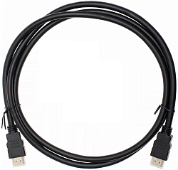 Кабель аудио-видео Cactus CS-HDMI.1.4-1.5 HDMI (m)/HDMI (m) 1.5м. позолоч.конт. черный