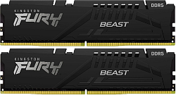 Память DDR5 2x32GB 5200MHz Kingston KF552C40BB2K2-64 Fury Beast Black Expo RTL Gaming PC5-41600 CL40 DIMM 288-pin 1.25В dual rank с радиатором Ret