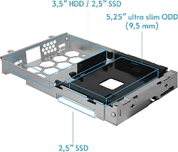 Корпус Chieftec UNI BE-10B-300 черный 300W mATX 2x80mm 2x120mm 2xUSB2.0 2xUSB3.0 audio bott PSU