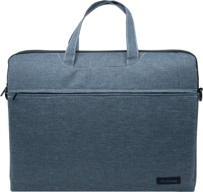 Сумка для ноутбука 15.6" Portcase KCB-165 Grey серый нейлон/полиэстер