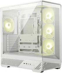 Корпус MSI MAG Pano 130R PZ белый без БП ATX 6x120mm 2x140mm 2xUSB3.0 audio AirDuct bott PSU