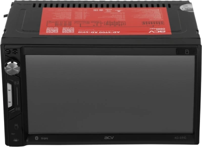 Автомагнитола ACV AD-6910 2DIN 4x50Вт v4.0 2000Mb Android 9 6.9" WiFi 4G 2 (36491)