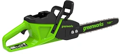 Цепная пила Greenworks 2008807UB аккум. 2000Вт 2.71л.с. дл.шины:16" (40cm) 1аккум. 4Ач ЗУ