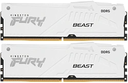 Память DDR5 2x32GB 5200MHz Kingston KF552C40BWAK2-64 Fury Beast RGB RTL Gaming PC5-41600 CL40 DIMM 288-pin 1.25В single rank с радиатором Ret