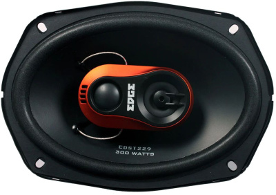 Колонки автомобильные Edge ED229-E8 300Вт 80дБ 4Ом 16x23см (6x9дюйм) (ком.:2кол.) коаксиальные трехполосные