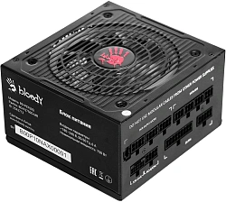Блок питания Bloody ATX 750W BD-PS750G 80+ gold (20+4pin) APFC 120mm fan color LED 6xSATA Cab Manag RTL