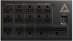 Блок питания MSI ATX 1300W MEG Ai1300P 80+ platinum 24pin APFC 120mm fan 16xSATA Cab Manag RTL