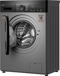 Стиральная машина Weissgauff WM 42127 Inverter Steam Dark загр.фронтальная макс.:7кг серый