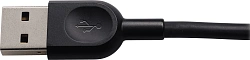 Наушники с микрофоном Logitech H540 черный 1.8м накладные USB оголовье (981-000480)